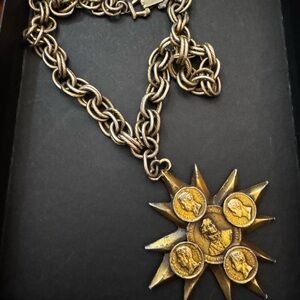 Vintage Star Pendant Necklace